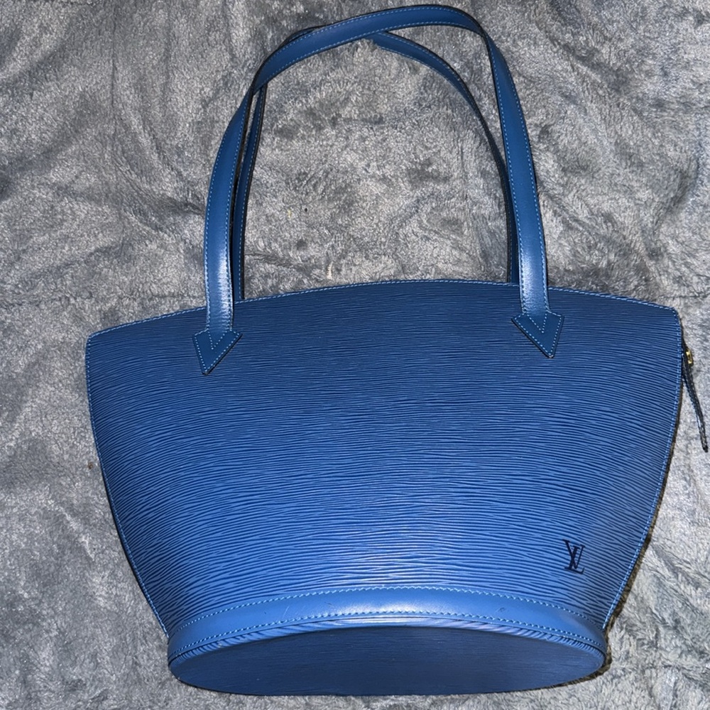 Women’s or Men’s Louis Vuitton Blue Epi Saint Jacques Bag! Excellent Condition - Picture 4 of 17